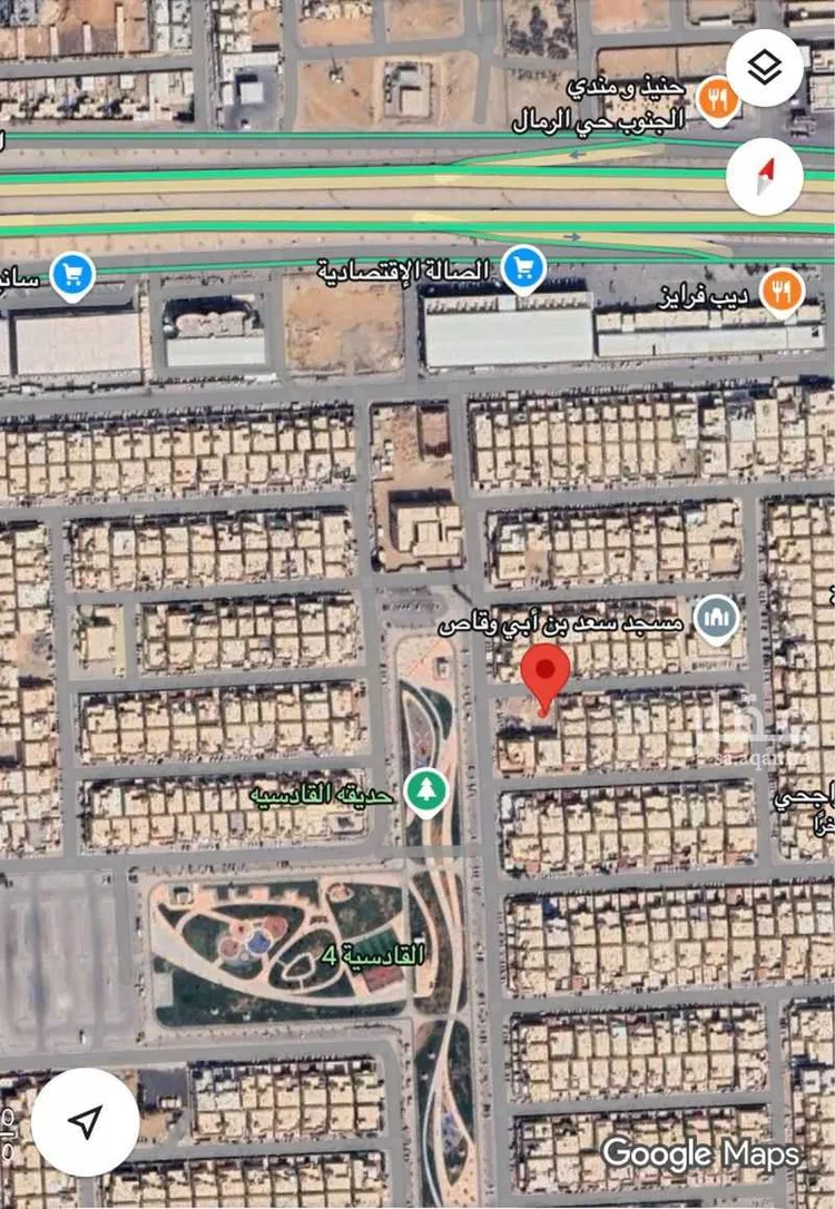 أرض للبيع في شارع وادي المعيدن, حي القادسية, مدينة الرياض, منطقة الرياض صورة 3
