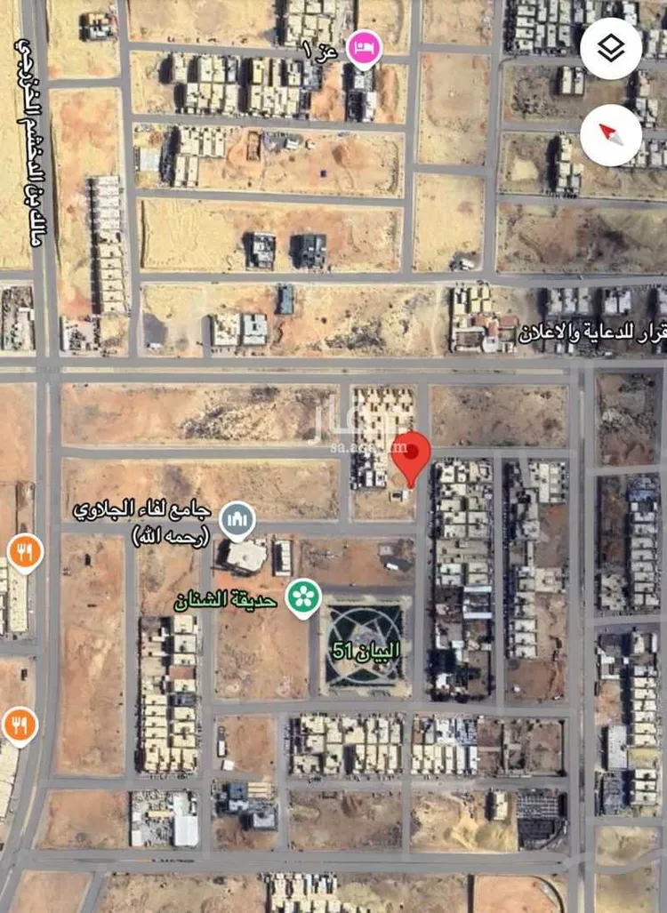 أرض للبيع في شارع أبي الحسن التونسي, حي البيان, مدينة الرياض, منطقة الرياض صورة 2