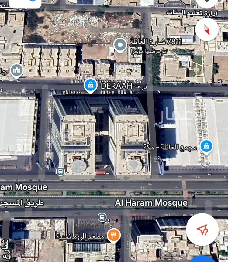 أرض للبيع في شارع شارع العائلة, حي الجامعة, مدينة مكه المكرمه, منطقة مكة المكرمة