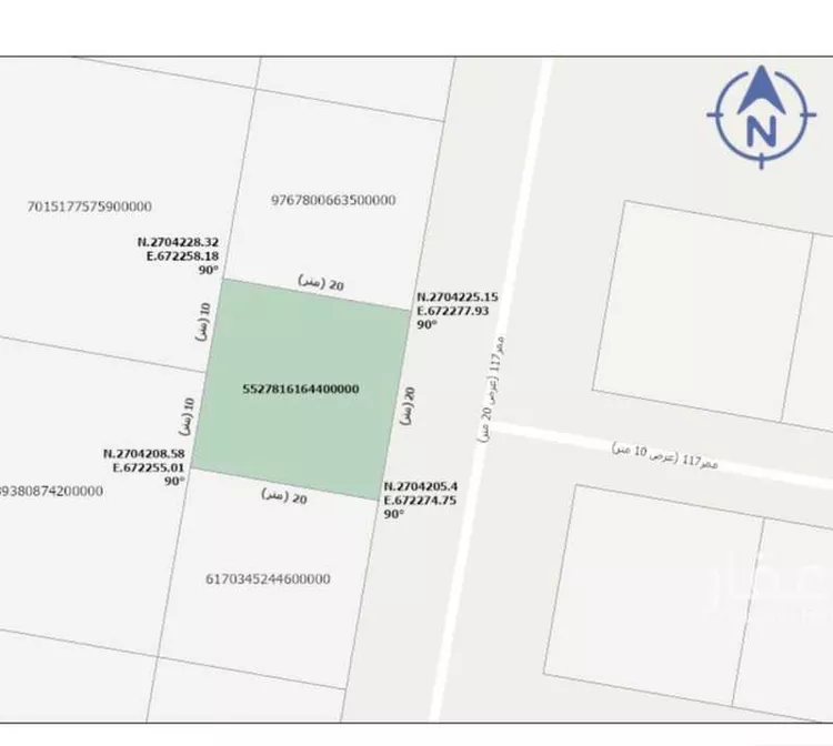 أرض للبيع في شارع ضرير ، حي عريض ، الرياض ، منطقة الرياض صورة 2