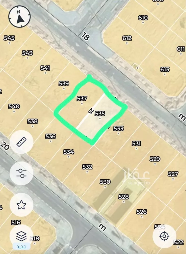 أرض للبيع في شارع لايوجد, حي الوسام, مدينة الرياض, منطقة الرياض صورة 2