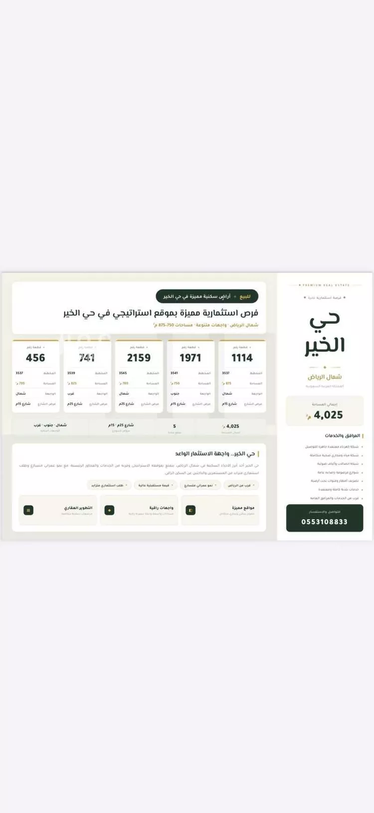 أرض للبيع في حي الخير, مدينة الرياض, منطقة الرياض صورة 2