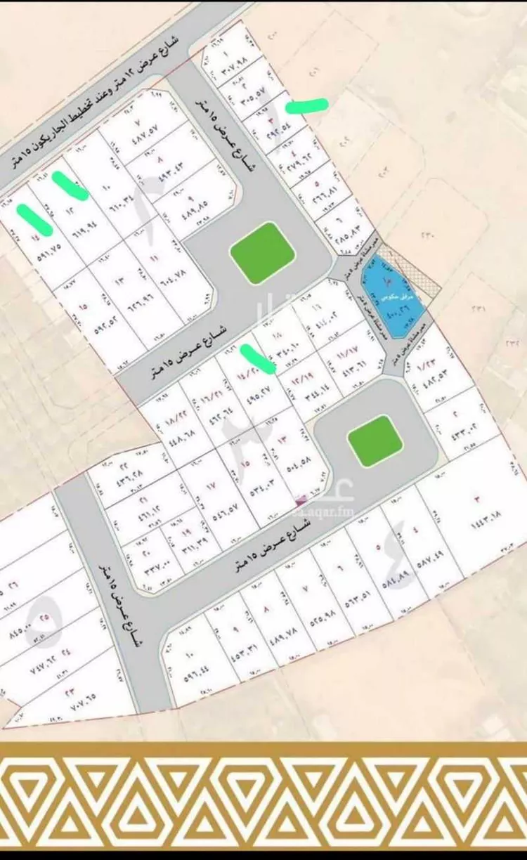 أرض للبيع في شارع الرمال, حي الرمال, مدينة عنيزة, منطقة القصيم