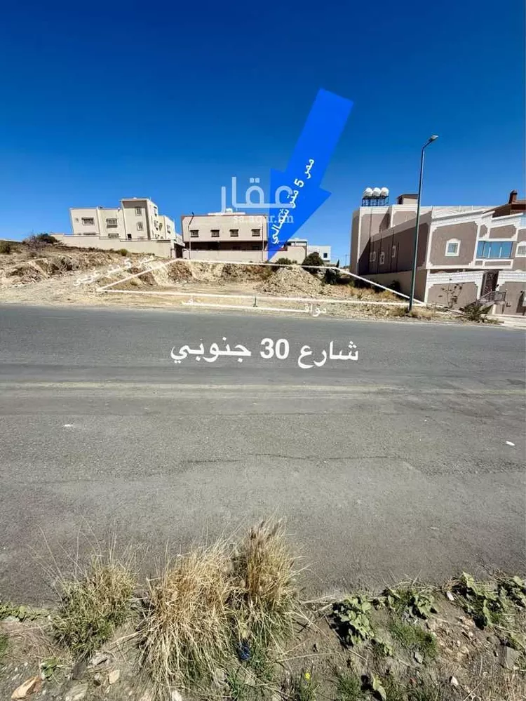 أرض للبيع في حي التعاون, مدينة أبها, منطقة عسير صورة 2