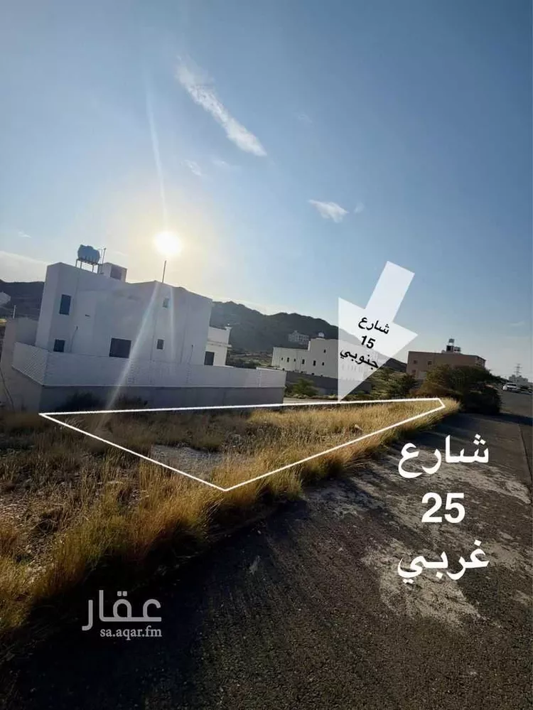 أرض للبيع في حي المروة, مدينة أبها, منطقة عسير صورة 4