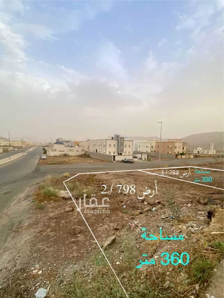 أرض للبيع في شارع عبيدالله ابن الحسن, حي الحيلة الغربي, مدينة محائل, منطقة عسير صورة 3