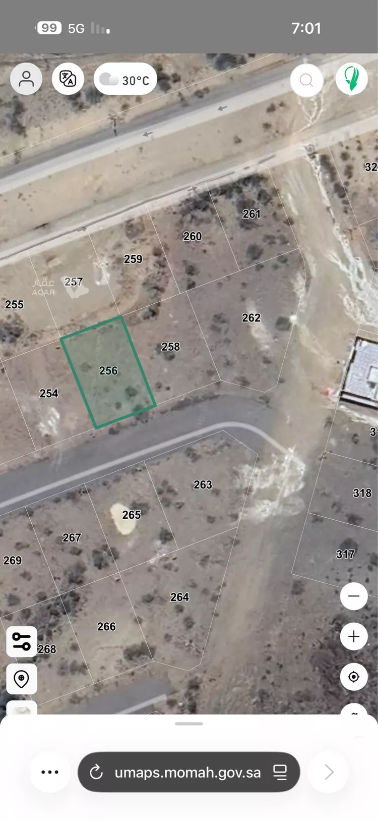 Land for Sale in Muhayil Al Huliah East 2
