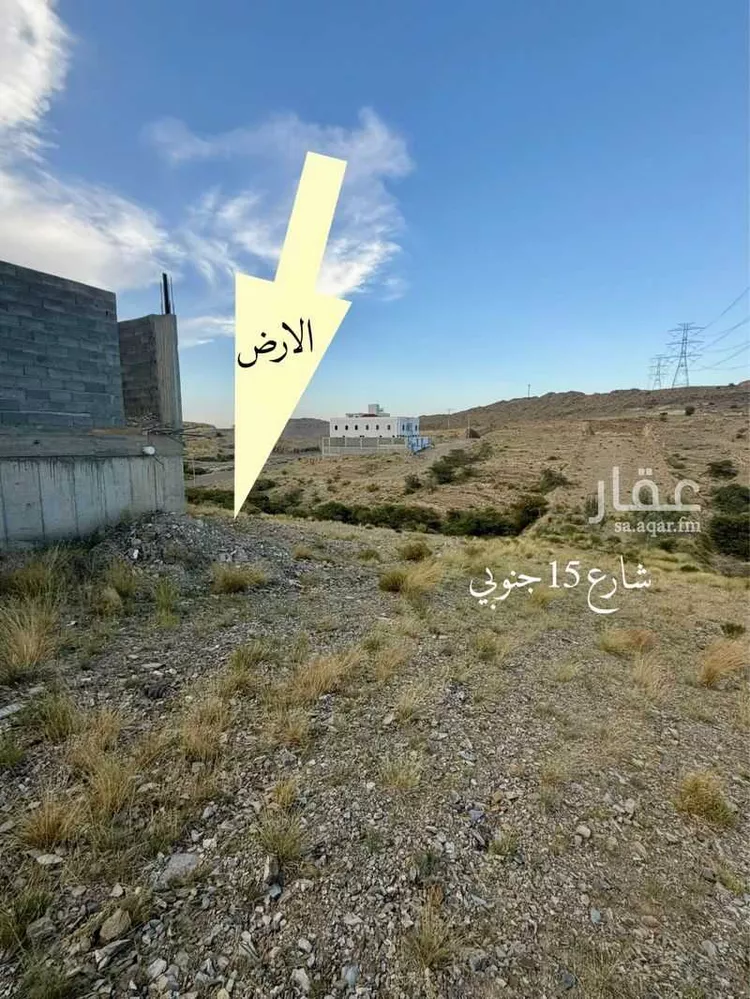 أرض للبيع في حي المروة, مدينة أبها, منطقة عسير صورة 4