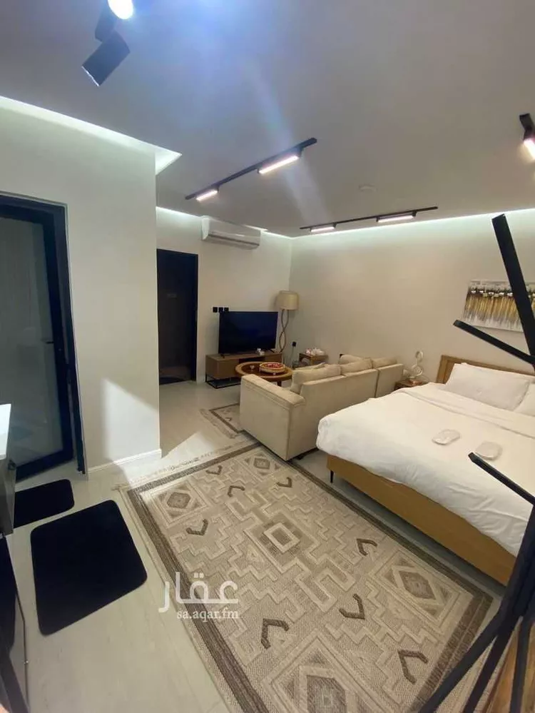 استديو مفروش للحجز في شارع المديد ، حي الحزم ، الرياض ، منطقة الرياض