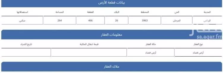 أرض للبيع في حي المرجان, مدينة الرياض, منطقة الرياض