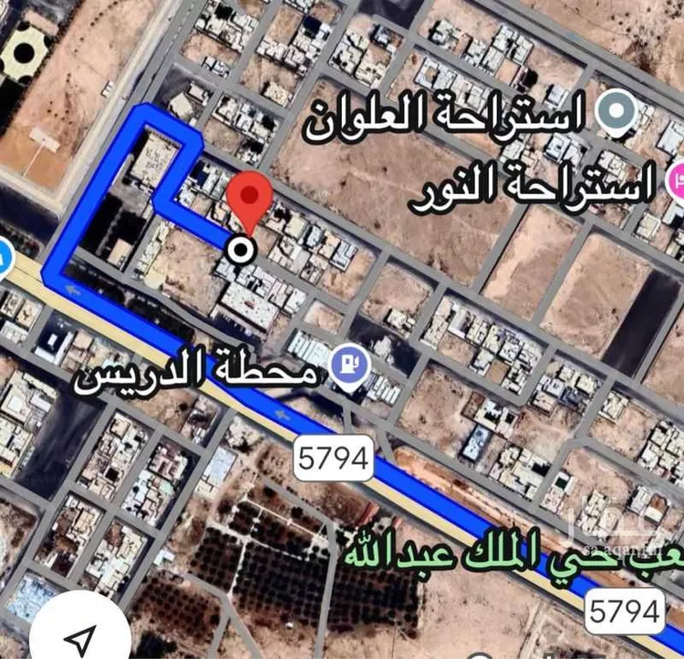 أرض للبيع في شارع اثيلة الخزاعي ، حي الملك عبدالله ، تمير ، المجمعة صورة 2