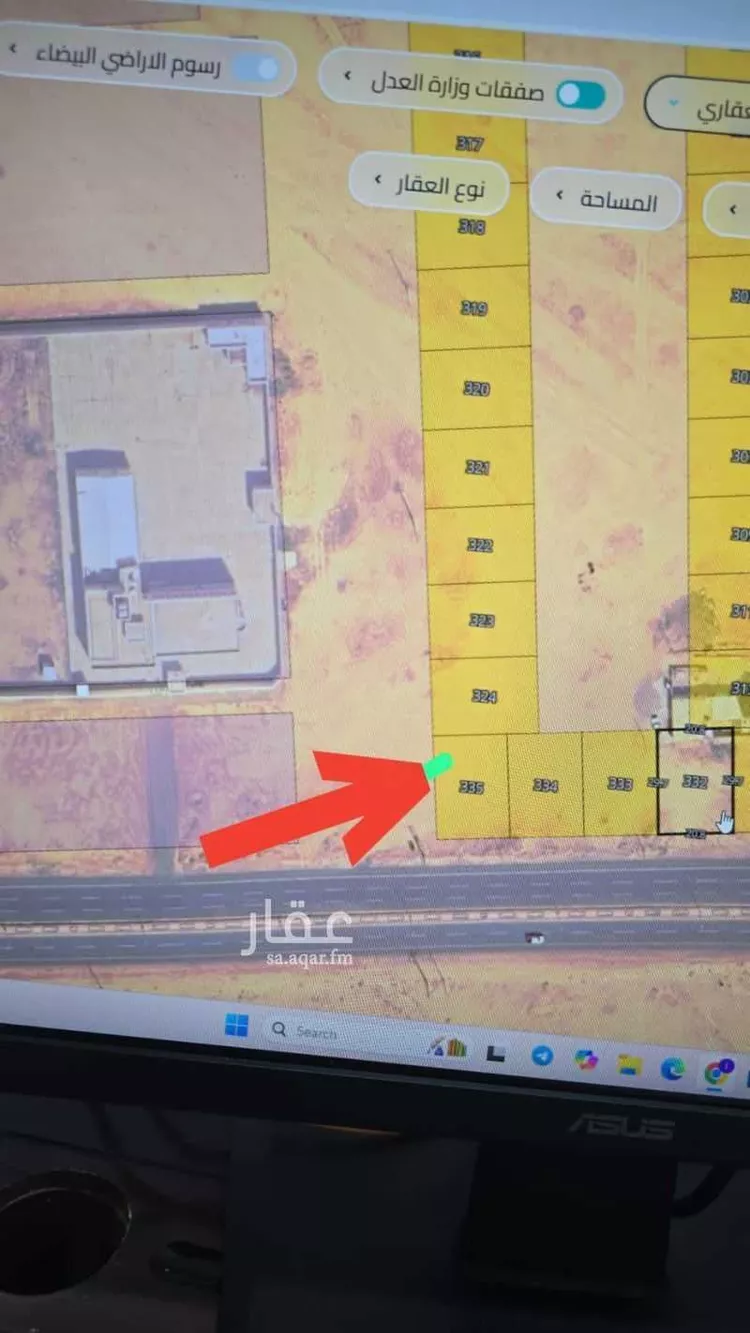 أرض للبيع في شارع طريق, مدينة الروسان, منطقة الرياض صورة 4