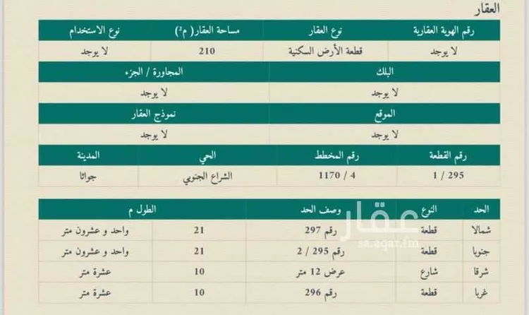 أرض للبيع في شارع فهد العقيلي, حي الشراع الجنوبي, مدينة الاحساء, المنطقة الشرقية صورة 2