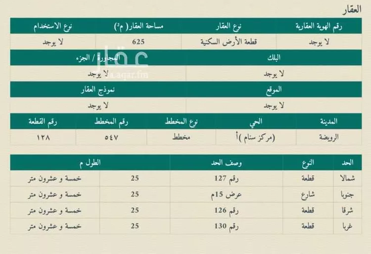 أرض للبيع في شارع سنام 203, حي سنام, مدينة سنام, منطقة الرياض صورة 2
