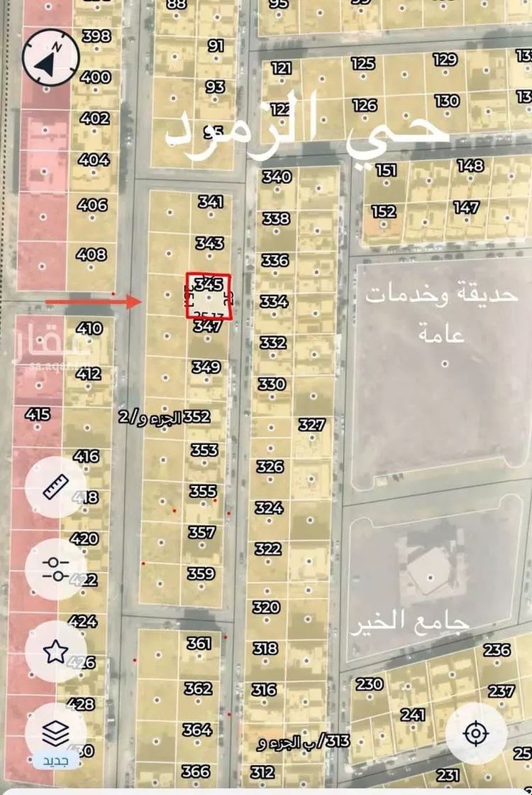 أرض للبيع في شارع قتاده الدوسي, حي الزمرد, مدينة جدة, منطقة مكة المكرمة