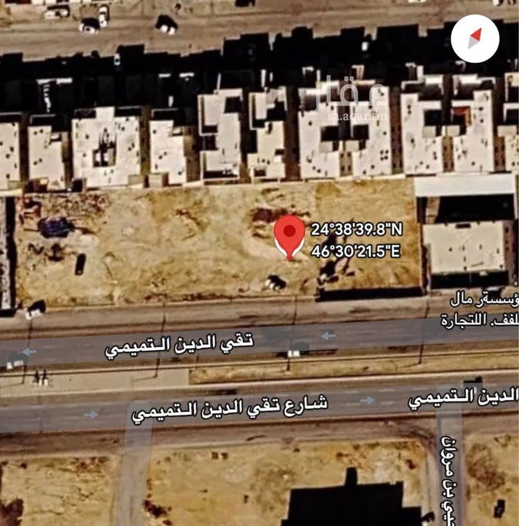 أرض للإيجار في شارع تقى الدين التميمى, حي المهدية, مدينة الرياض, منطقة الرياض