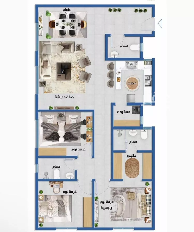 شقة للإيجار في شارع رقم 33, حي الياسمين, مدينة الرياض, منطقة الرياض صورة 4