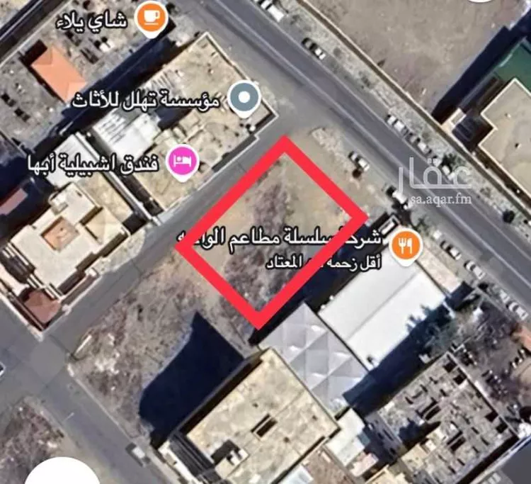 أرض للبيع في شارع عبدالله بن حميد, حي الوردتين, مدينة أبها, منطقة عسير