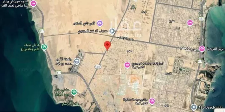 أرض للإيجار في شارع الخالدية, حي الكوثر, مدينة الخبر, المنطقة الشرقية