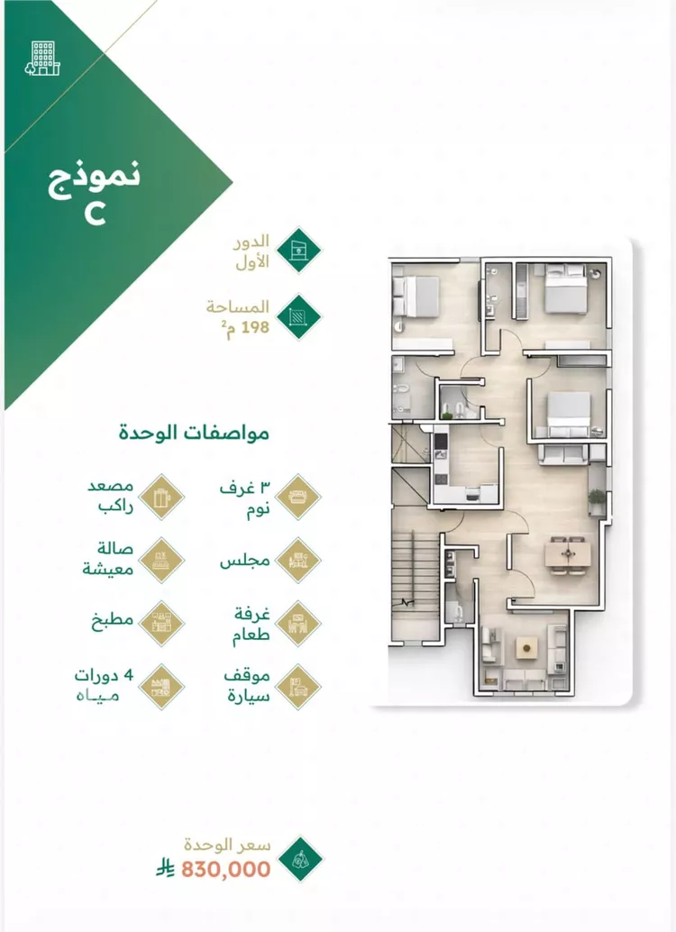 Floor for Sale in Riyadh Dhahrat Al Badi'ah