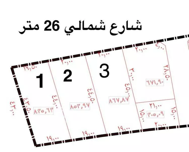 أرض للبيع في شارع 16 الروابي, حي الروابي, مدينة أبها, منطقة عسير صورة 3
