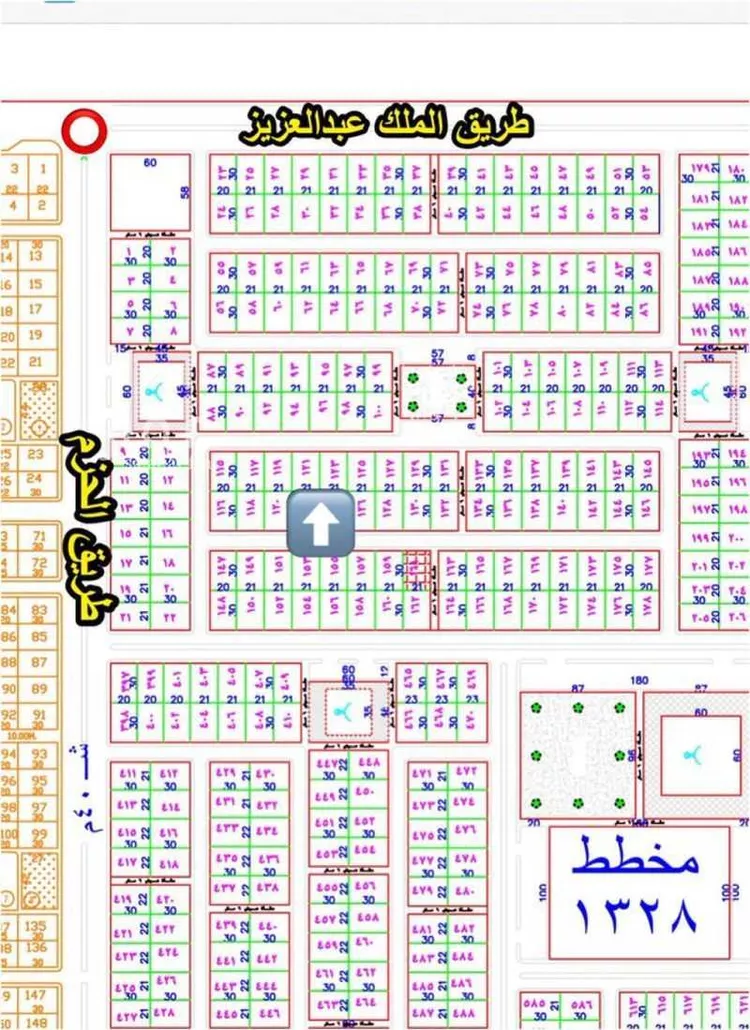 أرض للبيع في شارع صخر بن امية السلمي, حي الأمير سلطان بن عبدالعزيز, مدينة المجمعة, منطقة الرياض صورة 2