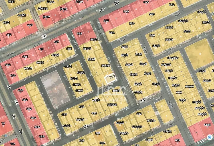 أرض للبيع في شارع الحوزة, حي اليرموك, مدينة الرياض, منطقة الرياض صورة 2