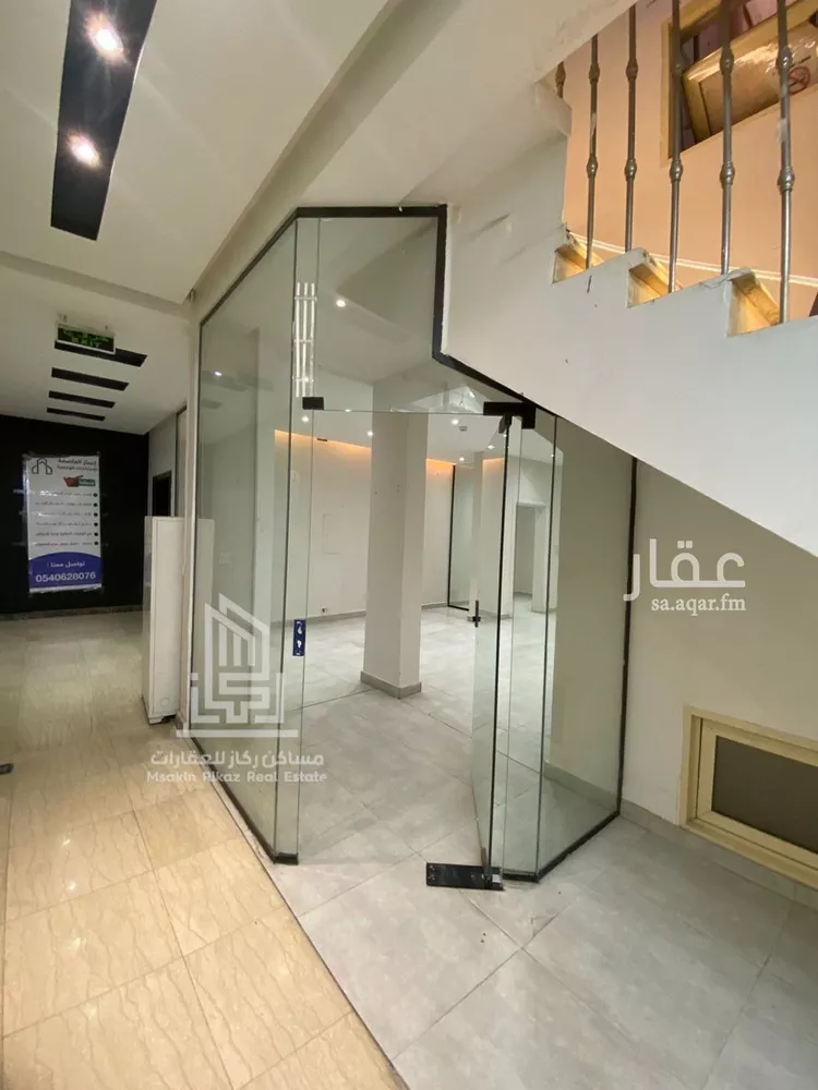 مكتب تجاري للإيجار في شارع حفصة بنت عمر, حي الروضة, مدينة الرياض, منطقة الرياض صورة 4