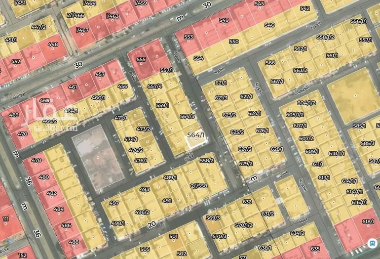 أرض للبيع في شارع الحوزة, حي اليرموك, مدينة الرياض, منطقة الرياض صورة 2