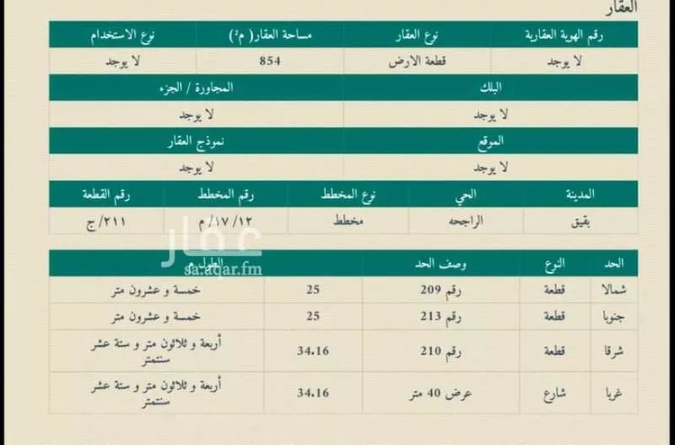 Land for Sale in Buqayq Ishbiliyah