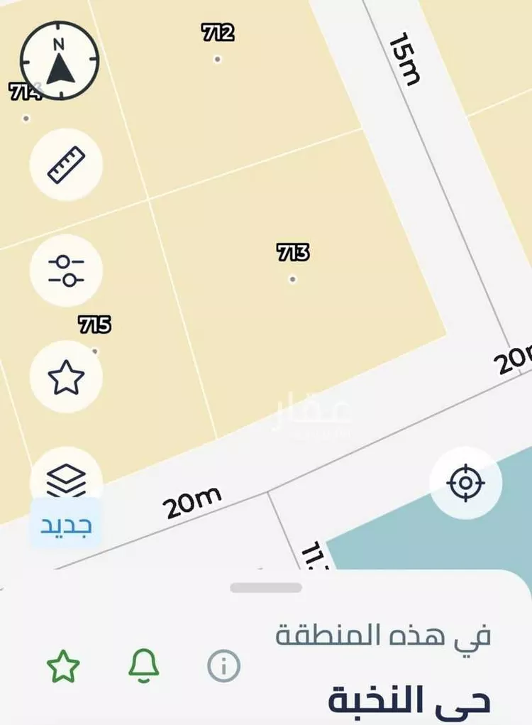 أرض للبيع في شارع ابي العباس الجندي ، حي النخبة ، الرياض ، منطقة الرياض
