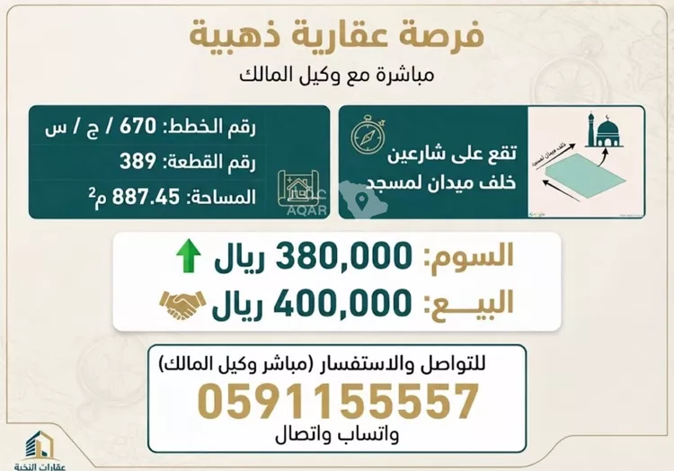 أرض للبيع في حي المليساء, مدينة جدة, منطقة مكة المكرمة 2