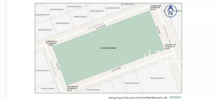 أرض للبيع في شارع إبراهيم بن فتوح العقيلي, حي الربوة, مدينة الرياض, منطقة الرياض صورة 2