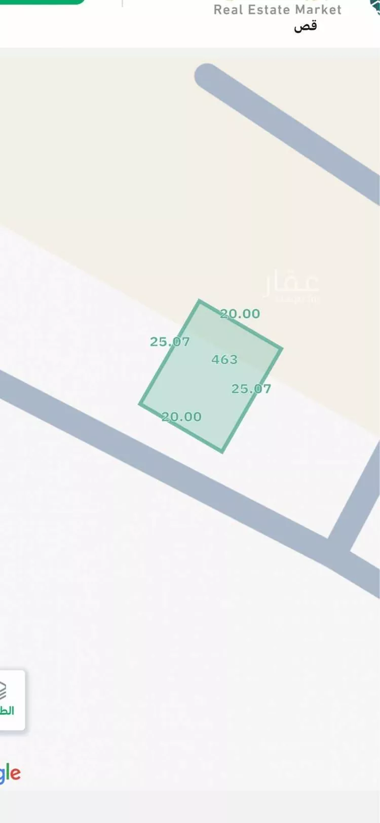 أرض للبيع في شارع حبيش الاسدي ، حي الامير نايف ، المجمعة ، المجمعة