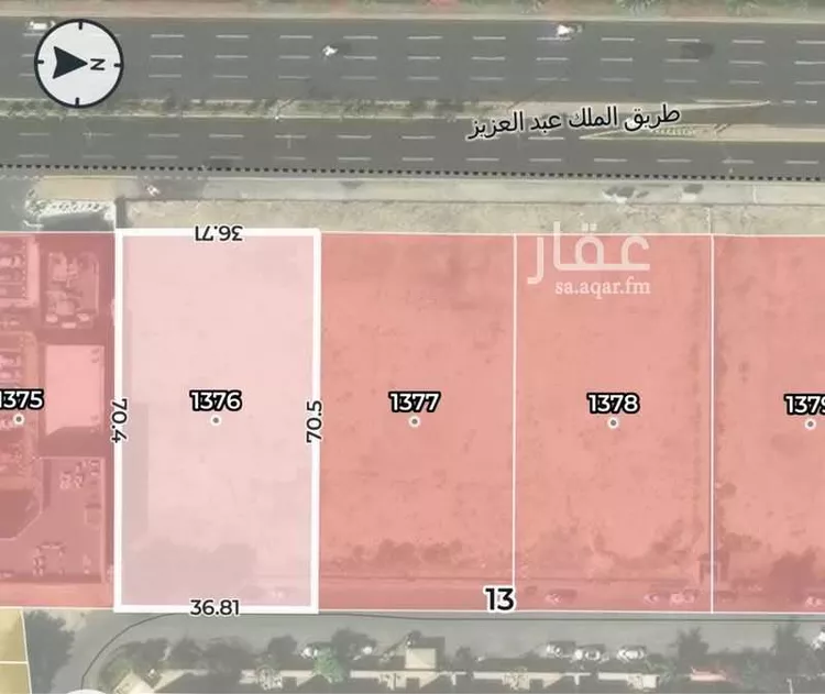 أرض للإيجار في شارع طريق الملك عبدالعزيز فرعي, حي المحمدية, مدينة جدة, منطقة مكة المكرمة صورة 2