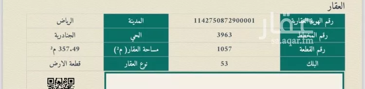 أرض للبيع في شارع أبي سعد التميمي, حي المرجان, مدينة الرياض, منطقة الرياض صورة 2
