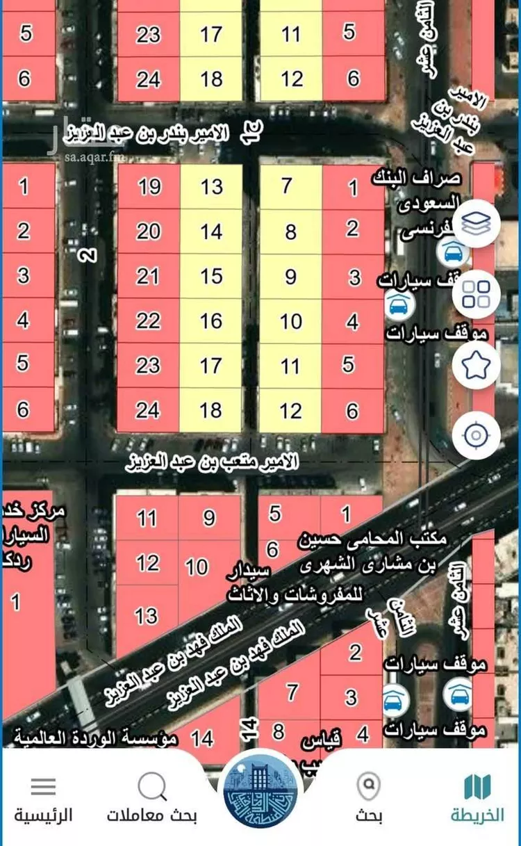 أرض للبيع في شارع الامير نواف بن عبد العزيز, حي البادية, مدينة الدمام, المنطقة الشرقية