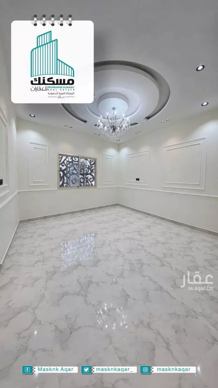 دور للبيع في شارع عون ابن جعفر ابن ابي طالب الهاشمي, حي نقرة قفار, مدينة حائل, منطقة حائل 8