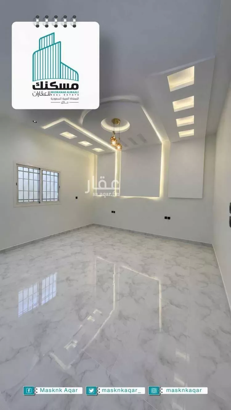 دور للبيع في شارع عون ابن جعفر ابن ابي طالب الهاشمي, حي نقرة قفار, مدينة حائل, منطقة حائل صورة 4