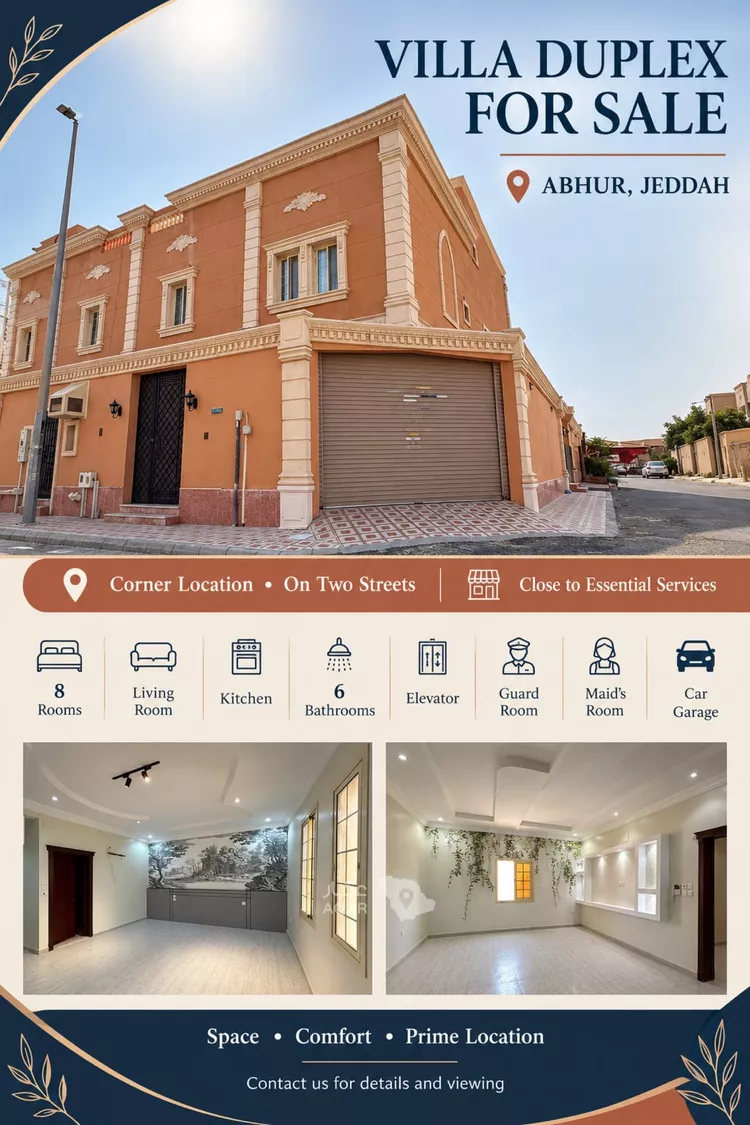 Villa for Sale in Jeddah Obhur Al Shamaliyah