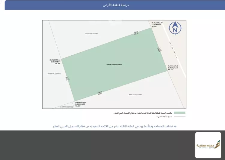 أرض للبيع في شارع ابن ابي الفهم, حي النهضة, مدينة بريدة, منطقة القصيم