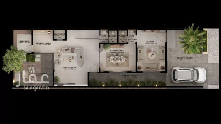 فيلا للبيع في شارع حماد ابن ابي سلمان, حي الندى, مدينة الدمام, المنطقة الشرقية صورة 5