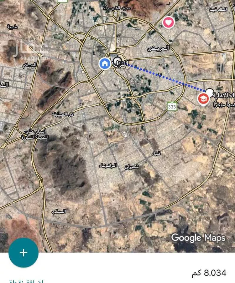 أرض للبيع في حي عين الخيف, مدينة المدينة المنورة, منطقة المدينة المنورة صورة 4