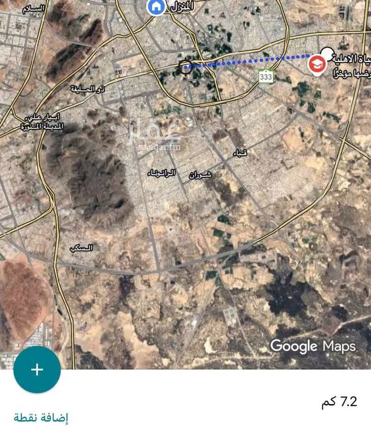 أرض للبيع في حي عين الخيف, مدينة المدينة المنورة, منطقة المدينة المنورة صورة 5