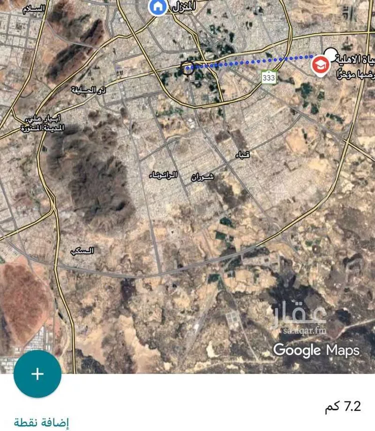 أرض للبيع في شارع المهاجر بن زياد الحارثي, حي عين الخيف, مدينة المدينة المنورة, منطقة المدينة المنورة صورة 5