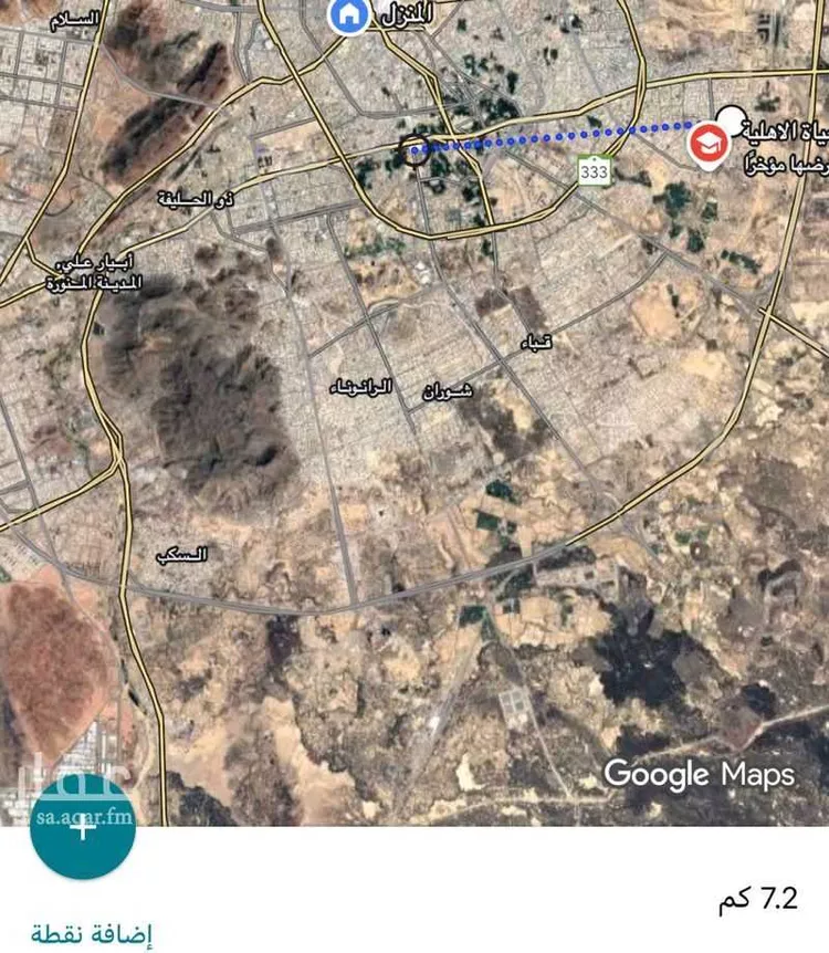 أرض للبيع في حي عين الخيف, مدينة المدينة المنورة, منطقة المدينة المنورة صورة 4