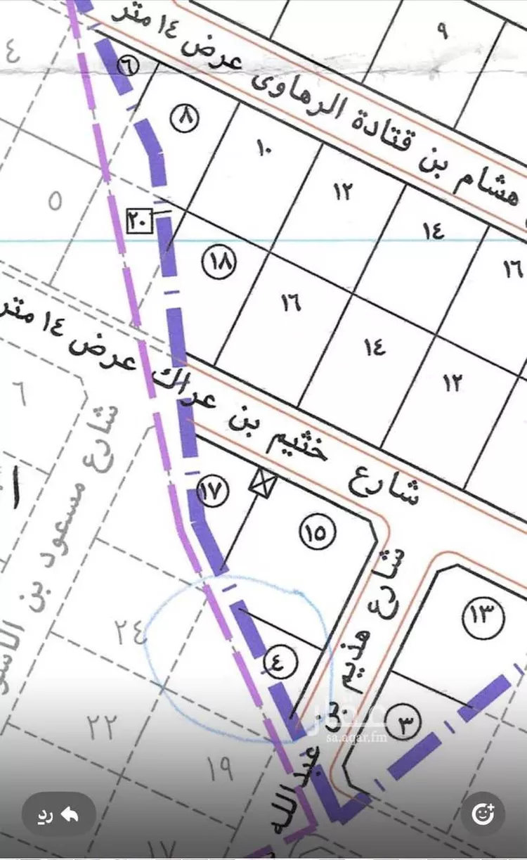 أرض للبيع في شارع هذيم بن عبدالله بن علقمه, حي وادي مذينب, مدينة المدينه المنوره, منطقة المدينة المنورة صورة 2