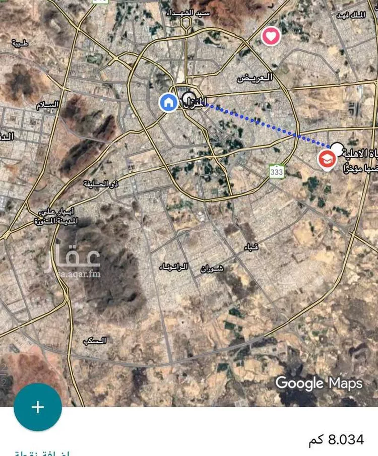 أرض للبيع في شارع المهاجر بن زياد الحارثي, حي عين الخيف, مدينة المدينة المنورة, منطقة المدينة المنورة صورة 4