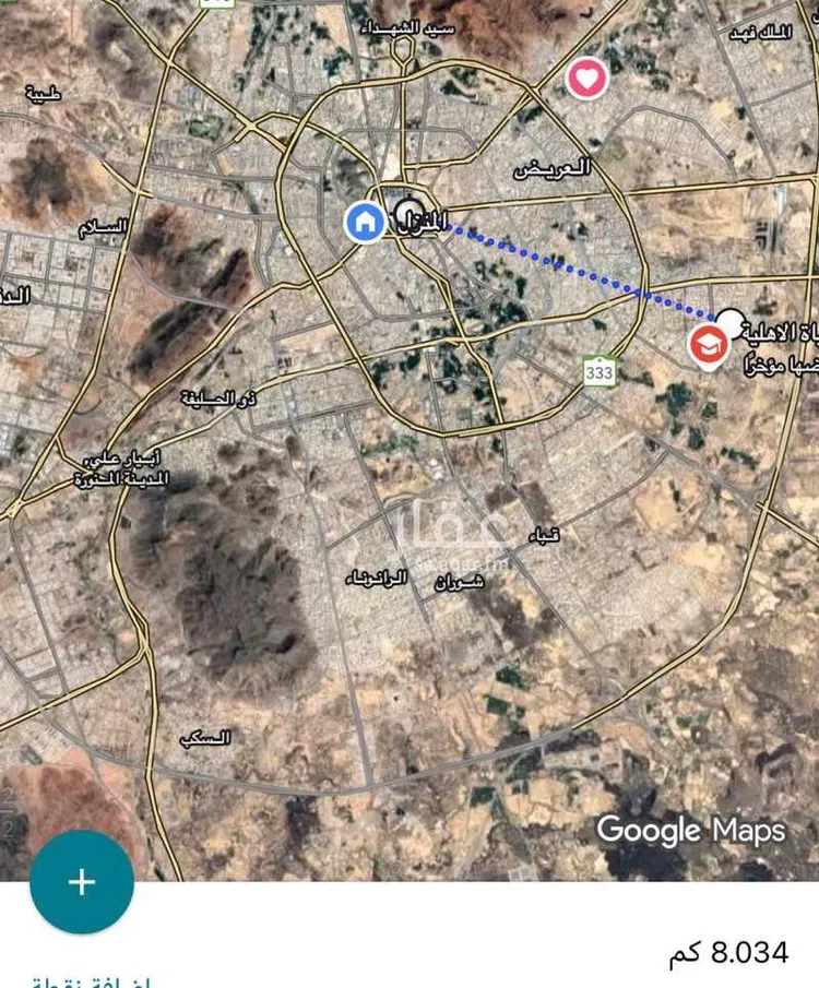 أرض للبيع في حي عين الخيف, مدينة المدينة المنورة, منطقة المدينة المنورة صورة 4