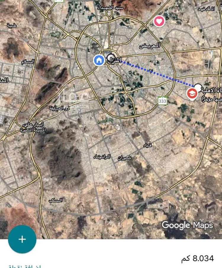 أرض للبيع في حي عين الخيف, مدينة المدينة المنورة, منطقة المدينة المنورة صورة 4